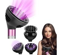 Compatible Accessoires et embouts pour diffuseur Wave & Curl du Dyson Airwrap, Compatible HS01 HS05 HS08, Accessoire à Double Mode Dôme & Diffusé, embout pour dyson airwrap