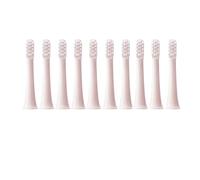 Compatible avec 10 têtes de brosse rechange T100 for à dents électrique et aspirateur, poils souples, embouts adaptés(10Pink)