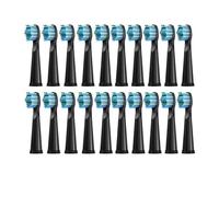 Compatible avec 40 têtes de brosse à dents compatibles les modèles P11/TB-5/HP126A/FW-507/508/515/551/917/959/2011/D1/D3/D7/D8(40 PCS Black)