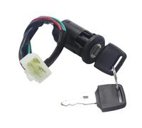 Compatible avec 50cc 110cc 125cc 150cc 250cc de Moto ATV Quad Dirt Bike Universal Electric Door Lock 4 Mâle Plug Interrupteur de Touche de Rechange Remplacement du marché