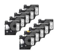 Compatible avec 5200 4200 160 et Plus 10 Pack 6 mm Noir sur Bande d'étiquette Blanche labelManager