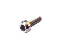 Compatible avec 6 boulons de jante fendus en titane BBS M7 * 24/32 mm Vis à tête 12 points Ti6Al4V Moyeu roue deux pièces et trois Fixation Ti(Silver,M7x24 mm)