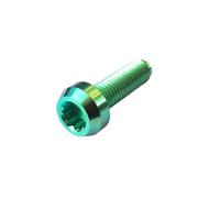 Compatible avec 6 boulons de jante fendus en titane BBS M7 * 24 mm 12 points à tête D vis Ti6Al4V deux pièces trois moyeu roue Ti fixation(Green,M7x32)