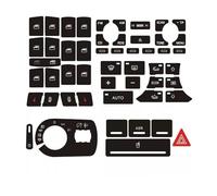 Compatible avec A3 8P 2004-2008 Autocollant autocollant pour bouton de commande de voiture bouton de phare radio tableau de bord réparation