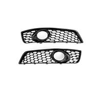 compatible avec A3 8P Grilles Noir Brillant Pare-Choc Avant Prise D'air Antibrouillard