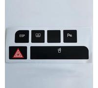 Compatible Avec A4 2004 2005 2006 Autocollants Pour Bouton Commutation Clignotant Voiture Couvercle Porte-gobelet Réparation Nterrupteur Accessoires Décoration N