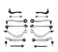 Compatible Avec A4 B8 8K2 A5 A6 4G2 A7 4GA Pour Q5 Kit De Bras De Commande De Suspension Avant Gauche Droite, Rotule De Stabilisateur, Biellette De Direction Bras de suspension avant