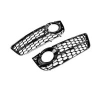 Compatible Avec A5 2008-2011 Pare-chocs Avant Antibrouillard Grilles Nid D'abeille Gauche Droite Paire Ensemble Remplacement 8T0807681 8T0807682 Pièces Porte