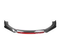 Compatible avec A5 2011 - 2016, lèvre de pare-choc avant, becquet menton automatique, diffuseur, Kits carrosserie, garniture barrage d'air, noir(Carbon Fiber and Red)