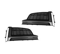 Compatible avec A5 pour Sport 2017 2018 2019 Pare-chocs avant Cadre de feu de brouillard Grille latérale 8W6807682F Couverture de feu de brouillard