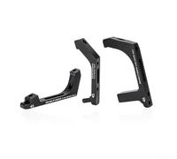 Compatible avec adaptateur de frein à disque de vélo en alliage d'aluminium compatible avec convertisseur d'étrier de montage plat usiné CNC vers support de poteau (avant 140 mm)