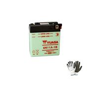 Compatible avec AERMACCHI Ala Bianca 250 1958-1964 Batterie YUASA 6N11A-1B 6V / 11AH Batteries PRÊTES À l'emploi DÉMARRAGE Moteur SPÉCIFIQUE Moto Scooter