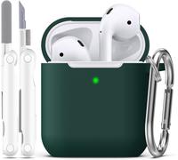 Compatible Avec Airpods 2Nd Generation 2019,1St Gen 2016 Charging Case Cover,Étui De Protection En Silicone Souple Compatible Avec Apple Airpods Avec Kit De Nettoyage Et Porte-Clés[J1385]
