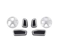 Compatible Avec Alfa Pour Romeo Pour Giulia Pour Stelvio 2017 2018 2019 2020 Garniture Couvercle Bouton Réglage Sièges Intérieurs Accessoires Automobiles Pièces intérieures(Multi-colored)