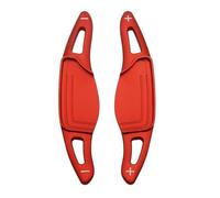 Compatible avec Alfa pour Romeo pour Giulietta 2011-2020 Extension de palette de changement de vitesse pour volant de voiture autocollants Volant de voiture(Red)