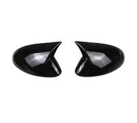 Compatible Avec Alfa Pour Romeo Pour Stelvio 2017 2018 2019 2020 2021 2022 2023 Couvercle De Rétroviseur Latéral De Voiture Rétroviseurs Auto Coques(Bright black)