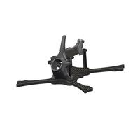 Compatible avec AlfaRC, kit de châssis 3 Pouces for Drone Foxeer Predator Caddx ELRS 5.8G VTX 1306 1404 1506 1507 et Moteurs F405 F722 F411(Black)