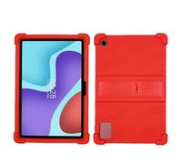 Compatible avec Alldocube iPlay 50 10,4 Pouces la Tablette, étui en Silicone Souple, Support réglable, Housse de Protection intégrale(Red)