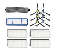 Compatible Avec AMIBOT, Animal Premium H2O Connect X782 Couvercle Brosse Principale, Brosse Latérale Filtre Chiffon Nettoyage, Embout Brosse Rotative, Pièces Rechange Aspirateur Robot(Set12)