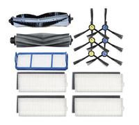 Compatible Avec AMIBOT, Animal Premium H2O Connect X782 Couvercle Brosse Principale, Brosse Latérale Filtre Chiffon Nettoyage, Embout Brosse Rotative, Pièces Rechange Aspirateur Robot(Set14)