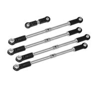 Compatible avec Arrma 1/8 pour Karton pour Outcast 1/7 pour Big pour Rock Pièces De Mise À Niveau Tendeurs en Acier Liens De Carrossage Liens d'orteil Ensemble Liaisons Bielle RC Voitures
