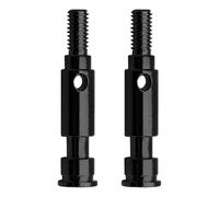 Compatible avec ARRMA pour Gorgon 2WD 1/10 RC, Mise À Niveau De Voiture, Pièces De Rechange, Accessoires, Axe D'essieu Avant en Métal, Broches D'essieu Avant détachées RC(Black)