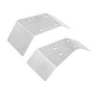 Compatible avec ARRMA pour Gorgon pour Monster Truck 2WD 1/10 RC, Pièces De Mise À Niveau De Voiture en Acier Avant Et Arrière pour Protection D'armure De Châssis RC Pièces D'auto