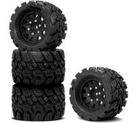 Compatible avec Arrma pour Granite pour Axial pour Camion Buggy RC, Roues Et Pneus Hexagonaux 12mm/14mm pour Pneus De Camion RC À Échelle 1/10 RC Voiture Pneus