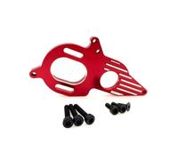 Compatible avec Arrma pour Granite pour Typhon pour Rock 3S pour Kraton 4S 1/10 RC Amélioration De Voiture Pièces Support Moteur Réglable en Métal détachées RC(Red)