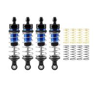 Compatible avec ARRMA pour GROM pour Racing pour Granite pour Mojave pour Typhon 1/18 1/16 1/14 RC Camion Voiture Pièces Aluminium Amortisseurs Amortisseurs RC(Blue)