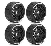 Compatible avec ARRMA pour Infraction pour Limitless pour Felony 1/7 1/8 RC Voiture Mise À Niveau Pièces De Rechange Accessoires Pneus en Caoutchouc RC Pneus Jante