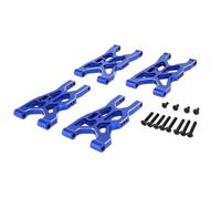 Compatible avec Arrma pour Infraction pour Mega pour Vendetta 4X4 3S pour BLX 1/8 RC Pièces De Voiture 4X4 Bras De Suspension Avant Et Arrière en Métal Bleu Pièces détachées RC
