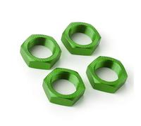 Compatible Avec ARRMA Pour KRATON Pour OUTCAST 8S Pièces De Mise À Niveau Pour Voiture Sur Chenilles RC 1/5 Accessoires 4PCS 24MM Écrou De Coupleur En Alliage D'aluminium Pièces Voiture RC(Green)