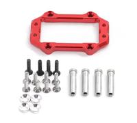Compatible avec ARRMA pour KRATON pour Outcast pour SENTON pour Talion pour Typhon 6S pour BLX RC Pièces De Voiture Support Servo De Direction en Métal détachées RC(Red)