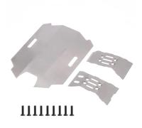 Compatible avec Arrma pour Mini pour Mojave pour GROM 1/14 RC Pièces De Mise À Niveau Accessoires Plaque De Protection en Acier Inoxydable pour Protection De Châssis RC Pièces