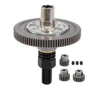 Compatible avec Arrma pour Senton pour Granite 1/10 RC, Pièces De Mise À Niveau De Voiture, Accessoires 91T, Engrenage Droit, Embrayage 21T 19T 17T, Ensemble D'engrenages détachées RC(Black)