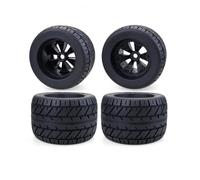 Compatible avec ARRMA pour Traxxas, 4 Pièces, Roues 1/8, Pneus 170mm 165mm, Roue De Pneu 17mm, Moyeu Hexagonal, Éponge en Caoutchouc pour Voiture Camion Buggy 1/8 RC Roue Voiture RC(165 * 104)