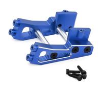 Compatible avec Arrma pour Typhon pour Grom pour BLX pour Grom 1/14 RC Pièces D'amélioration pour Voiture Accessoires Kit De Fixation D'aileron Arrière en Métal détachées RC(Blue)