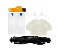 Compatible avec aspirateur robot Qihoo 360 S6 - Brosse principale - Brosse latérale - Filtre HEPA - Chiffon de rechange - Accessoires de rechange (couleur : lot de 2)