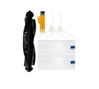 Compatible avec aspirateur robot Qihoo 360 S6, brosse principale, brosse latérale, filtre HEPA, chiffon de rechange, accessoires de rechange (couleur : lot 1)