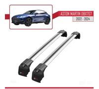 Compatible Avec Aston Martin (Dbx707) 2022-2025 Ace-2 Barres De Toit Railing Porte-Bagages De Voiture Gris Alu 2 Barres