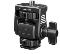 Compatible avec Atomos Ninja 5"/7" et Appareil Photo - Support de Montage sur Le Terrain avec vis 1/4", pivotant à 360° et Anti-Torsion(1)