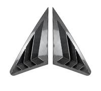 Compatible avec Audi A3 S3 8V Berline 2014-2020 : Cache de volet Custode, Garniture d'aération latérale et Pare-Brise Pare-soleils pour vitres latérales Auto(Carbon Fiber Look)
