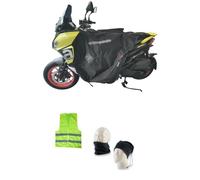 Compatible avec avril à SR réplique 125 année 2024 Couvre-jambes Tucano Urbano R235-X spécifique pour scooter HYDROSCUD Termoscud Couverture thermique imperméable système gonflable anti-flottement