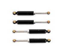 Compatible avec Axial AX24 XC-1 LCX pour Racing 1/24 Pièces De Mise À Niveau pour Crawler RC Accessoires 4 Amortisseurs De Suspension en Aluminium De 52 Mm Amortisseur RC(Black)