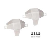 Compatible avec Axial AXP8 Gilamon 1/8 Pièces De Rechange pour Camions Et Voitures Radiocommandés, Protection D'essieu Avant Et Arrière en Acier Inoxydable Pièces Voiture RC