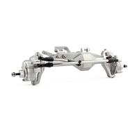 Compatible avec Axial pour Capra pour SCX10 III RC Car Cheater Rigs, Essieu De Portail Décalé en Aluminium avec Pièces De Mise À Niveau De Montage De Servo RC Essieu Avant Arrière