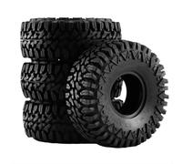 Compatible avec Axial pour SCX10 90046 pour AXI03007 pour TRX4 pour Redcat 1:10 RC Voiture sur Chenilles 110MM 1,9 Pouces en Caoutchouc pour Pneus De Roche Roue Voiture RC