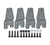 Compatible avec Axial pour SCX10 90046 pour TRX-4 D90 D110 1/10 Voiture RC Crawler Pièces 4 Supports D'amortisseurs Réglables en Aluminium Pièces Voiture RC