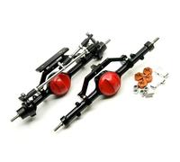 Compatible avec Axial pour SCX10 D90 D110 1:10 RC, Pièces De Mise À Niveau De Voiture, Essieux Avant Et Arrière De Rechange, Axe Complet en Aluminium avec Vis Pièces Mise RC